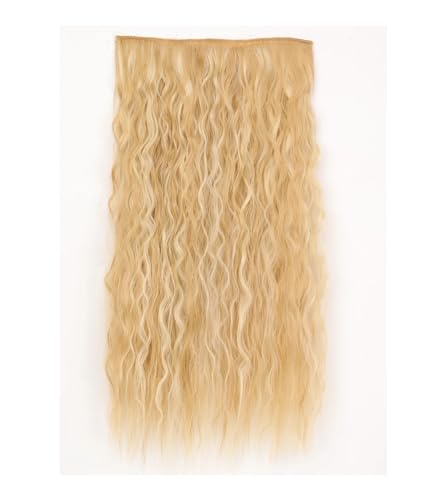 Synthetische Lange Gerade Frisuren Für Frauen 5 Clip In Haarverlängerungen Blond Braun 22 32 Zoll Hitzebeständiges Gefälschtes Haarteil Q55 22H613 22inches 55cm von Mnjyihy