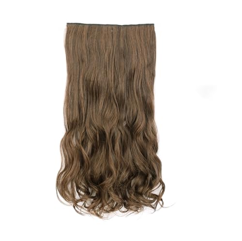 Synthetische Lange Gerade Frisuren Für Frauen 5 Clip In Haarverlängerungen Blond Braun 22 32 Zoll Hitzebeständiges Gefälschtes Haarteil SG88 2 30 22inches 55cm von Mnjyihy