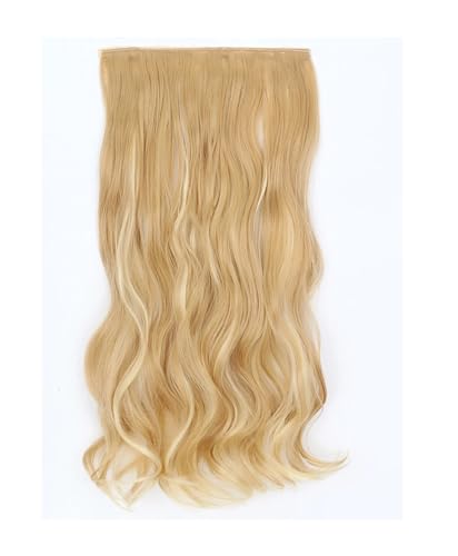Synthetische Lange Gerade Frisuren Für Frauen 5 Clip In Haarverlängerungen Blond Braun 22 32 Zoll Hitzebeständiges Gefälschtes Haarteil SG88 22H613 22inches 55cm von Mnjyihy