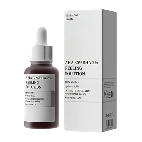 Mnozreo AHA 30% + BHA 2% Peeling Solution,Peeling für das Gesicht Damen,Lösung AHA 30% + BHA 2% Exfoliate Gesichtsserum,Gesichtspflege Serum für Porenreinigung Mnozreo AHA 30% + BHA 2% Peeling Solution,Peeling für das Gesicht Damen,Lösung AHA 30% + BHA 2% Exfoliate Gesichtsserum,Gesichtspflege Serum für Porenreinigung von Mnozreo