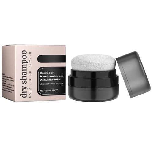 Mnozreo Haarpuder, Trockenshampoo für Frauen und Männer, Qil Trockenshampoo zur effektiven Kontrolle der Haare, Volumenpulver für das Haar, 8 g Mnozreo Haarpuder, Trockenshampoo für Frauen und Männer, Qil Trockenshampoo zur effektiven Kontrolle der Haare, Volumenpulver für das Haar, 8 g von Mnozreo
