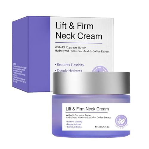 Mnozreo Hals und Dekollete Creme,Straffende Creme Anti-Aging-Creme für Hals und Dekolleté für Frauen,Straffende für Den Hals zur Reduzierung von Falten von Mnozreo