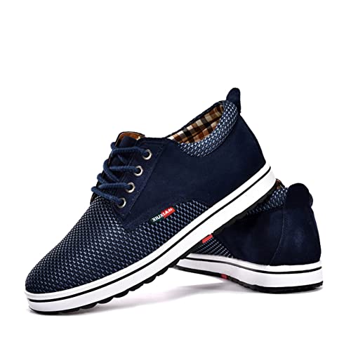 Aufzug Schuhe Herren Unsichtbare Höhe Erhöhung Schuhe Fashion Casual Sneakers - 6cm Taller von Mnplciea