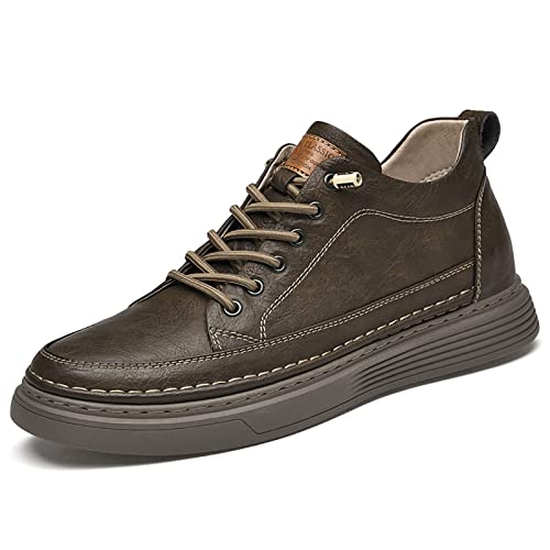 Mnplciea Elevator Schuhe Herren L?ssige Unsichtbare H?henverstellbare Aufzugsschuhe Geschnürt Mode Leder Sneaker Mnplciea Elevator Schuhe Herren L?ssige Unsichtbare H?henverstellbare Aufzugsschuhe Geschnürt Mode Leder Sneaker von Mnplciea