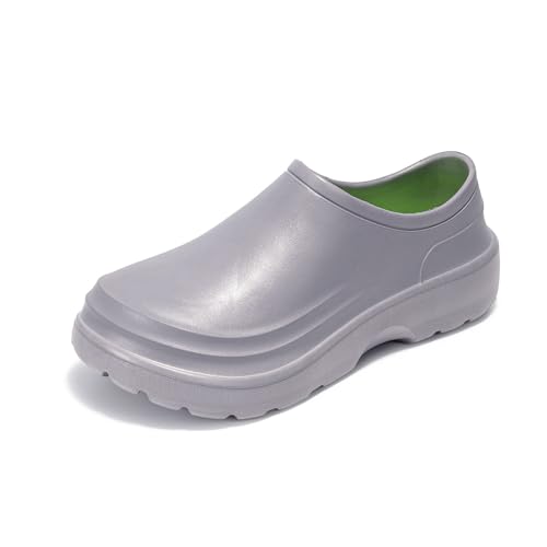 Mnplciea Gartenschuhe Herren Leichte Eva Clogs Slip On Chef Schuhe für Männer Food Service, Oder Krankenpflege von Mnplciea