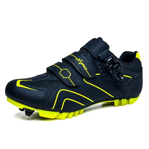 Mnplciea Herren Fahrradschuhe Kompatibel mit SPD-SL Pedalrennrad Schuhe Männer rutschfest Mountainbike Schuhe Mnplciea Herren Fahrradschuhe Kompatibel mit SPD-SL Pedalrennrad Schuhe Männer rutschfest Mountainbike Schuhe von Mnplciea