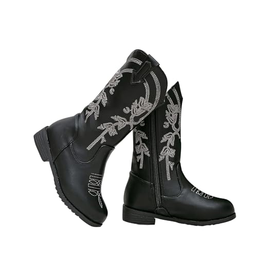 Mnplciea Mädchen Stiefel Mode Cowboystiefel Westernstiefel Fashion Herbststiefel Mnplciea Mädchen Stiefel Mode Cowboystiefel Westernstiefel Fashion Herbststiefel von Mnplciea