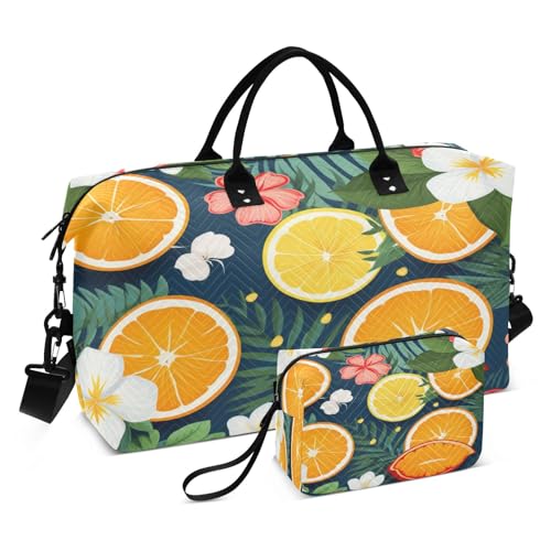 -383 – Orangefarbene Reisetasche, Fitnessstudio, Yoga, Handgepäcktasche für Männer und Frauen, Wochenendtasche, -383 - Orange, Einheitsgröße, Reisetasche von Mnsruu