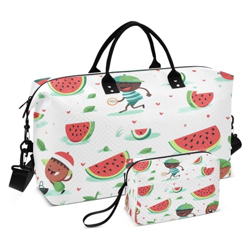 -439 Wassermelonv Reisetasche, für Fitnessstudio, Yoga, Handgepäcktasche für Männer und Frauen, Wochenendtasche, -439- Wassermelonv, Einheitsgröße, Reisetasche -439 Wassermelonv Reisetasche, für Fitnessstudio, Yoga, Handgepäcktasche für Männer und Frauen, Wochenendtasche, -439- Wassermelonv, Einheitsgröße, Reisetasche von Mnsruu