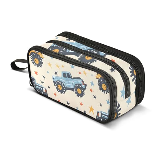 Federmäppchen mit Sternenmotiv, großes Fassungsvermögen, Stifttasche für Jungen und Mädchen, 3 Fächer, Federmäppchen, Studenten, Schreibwaren, Organizer, Marker-Etui für Schule, Büro, Arbeit, Blau, Federmäppchen mit Sternenmotiv, großes Fassungsvermögen, Stifttasche für Jungen und Mädchen, 3 Fächer, Federmäppchen, Studenten, Schreibwaren, Organizer, Marker-Etui für Schule, Büro, Arbeit, Blau, von Mnsruu