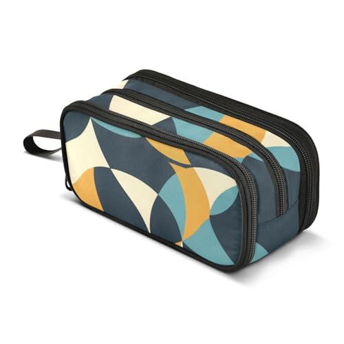 Federmäppchen mit großem Fassungsvermögen, für Büro, Uni, Schule, große Schreibwaren, Make-up-Tasche, Kritzelei-Malerei, Bleistifttasche für Teenager und Erwachsene, mehrfarbig, Einheitsgröße von Mnsruu