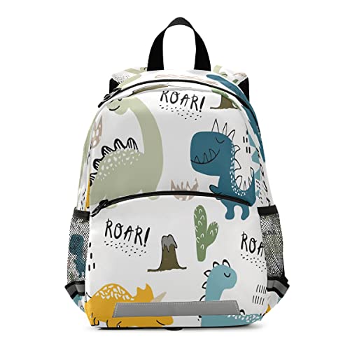 Kinder-Rucksack Dinosaurier-Schultasche für Kleinkinder, Mädchen, Jungen von Mnsruu