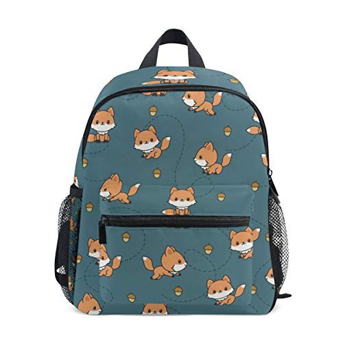 Kinderrucksack Cute Baby Fox Tannenzapfen Kindergarten Vorschule Tasche für Kleinkind Mädchen Jungen von Mnsruu