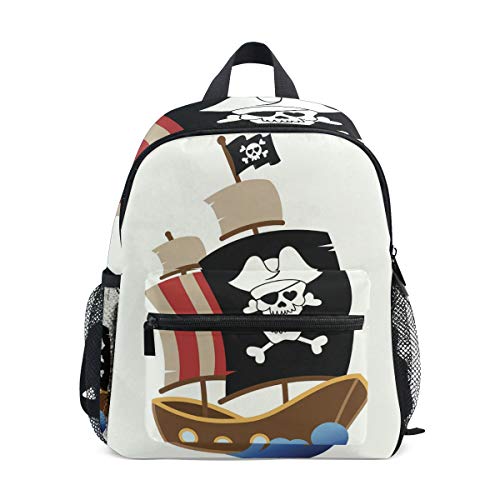 Kinderrucksack Piratenschiff Kindergarten Kindergartentasche für Kleinkinder Mädchen Jungen von Mnsruu