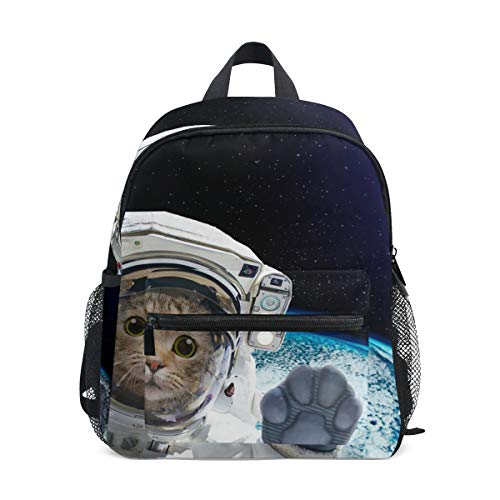 Kinderrucksack Rucksack Katze Astronaut In Space Schultasche für Kleinkind Kindergarten Jungen Mädchen von Mnsruu