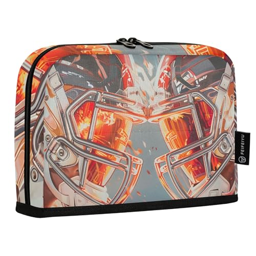 Mnsruu Ein Gemälde mit zwei Fußballhelmen auf Feuer stehendes Federmäppchen, große Kapazität, Stifttasche für Jungen und Mädchen, mehrschichtiges Stifteetui, Stifthalter, Schreibwaren-Organizer für Mnsruu Ein Gemälde mit zwei Fußballhelmen auf Feuer stehendes Federmäppchen, große Kapazität, Stifttasche für Jungen und Mädchen, mehrschichtiges Stifteetui, Stifthalter, Schreibwaren-Organizer für von Mnsruu