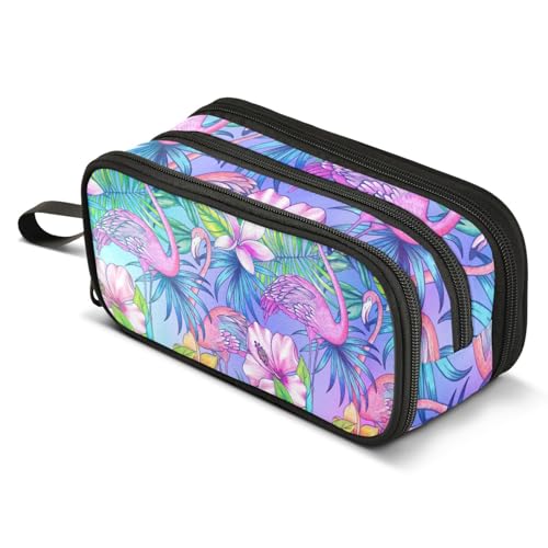 Mnsruu Federmäppchen mit großem Fassungsvermögen, für Weihnachten, Zuckerstange, Stifteetui, 3 Fächer, tragbarer Aufbewahrungs-Organizer für Teenager, Mädchen, Jungen, Schule, Büro von Mnsruu