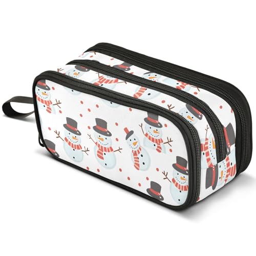 Mnsruu Federmäppchen mit niedlichem Geistermotiv und Mond und Sternen, großes Fassungsvermögen, Stifteetui mit 3 Fächern, Stifthalter, Organizer, Schreibwaren-Tasche, B330, Kinderrucksack von Mnsruu