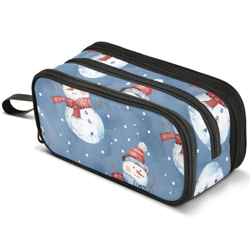 Mnsruu Federmäppchen mit niedlichem Geistermotiv und Mond und Sternen, großes Fassungsvermögen, Stifteetui mit 3 Fächern, Stifthalter, Organizer, Schreibwaren-Tasche, B332, Kinderrucksack von Mnsruu