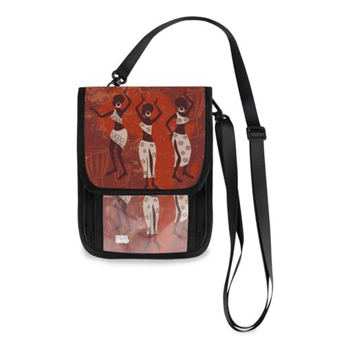 Mnsruu Reisebrieftasche für afrikanische Frauen, Reisepasshülle, Kreditkartenhalter, Tasche, Unisex, Crossbody-Börse, Reisebrieftasche mit verstellbarem Riemen, #01, Einheitsgröße, modisch Mnsruu Reisebrieftasche für afrikanische Frauen, Reisepasshülle, Kreditkartenhalter, Tasche, Unisex, Crossbody-Börse, Reisebrieftasche mit verstellbarem Riemen, #01, Einheitsgröße, modisch von Mnsruu