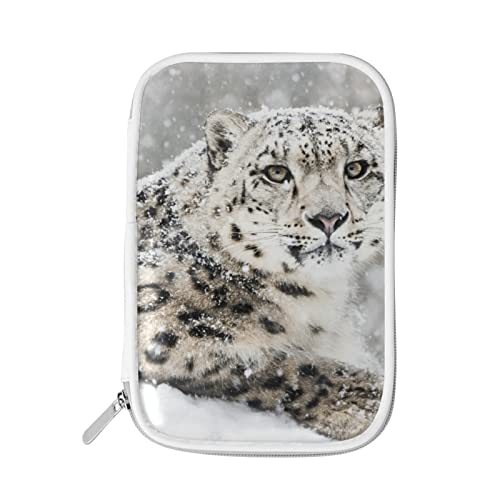 Mnsruu Snow Leopard Große Kapazität Federmäppchen Multifunktions Schule Bleistift Beutel Kosmetiktasche Fall Schreibwaren Aufbewahrung für für Studenten College Schulbedarf, multi, Einheitsgröße, von Mnsruu