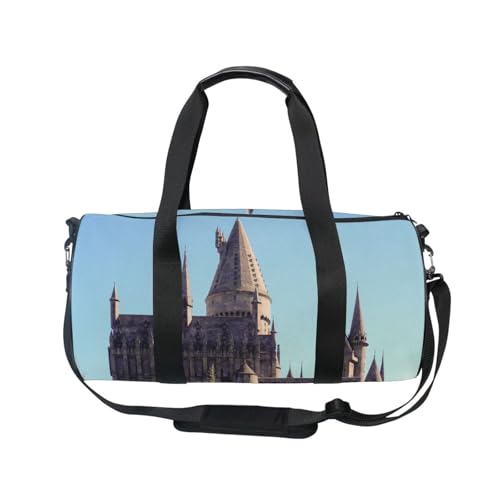 Mnsruu Sporttasche mit Schultergurt für Damen und Herren, Bulliding Duffle-Tasche, Reisetraining, Workout-Tasche mit Schuhfach für Übernachtung, Wochenende, #01, Einheitsgröße, modisch von Mnsruu