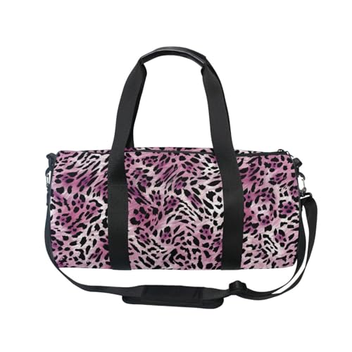 Mnsruu Sporttasche mit Schultergurt für Damen und Herren, abstraktes nahtloses Tierhautmuster, Reisetasche, Training, Workout-Tasche mit Schuhfach für Übernachtung, Wochenende, #01, Einheitsgröße, von Mnsruu