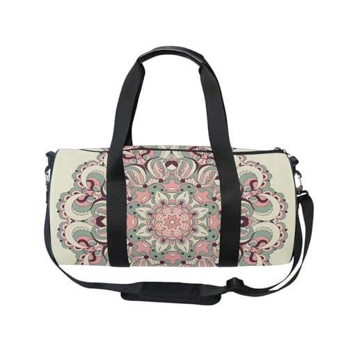 Mnsruu Sporttasche mit Schultergurt für Damen und Herren, schöne arabeske Spitze, Reisetasche, Training, Workout-Tasche mit Schuhfach für Übernachtung, Wochenende, #01, Einheitsgröße, modisch Mnsruu Sporttasche mit Schultergurt für Damen und Herren, schöne arabeske Spitze, Reisetasche, Training, Workout-Tasche mit Schuhfach für Übernachtung, Wochenende, #01, Einheitsgröße, modisch von Mnsruu