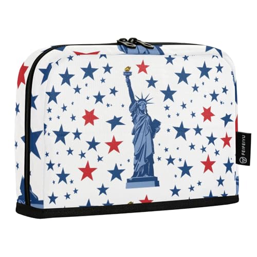 Mnsruu The Statue of Liberty Stehendes Federmäppchen, großes Fassungsvermögen, Stifttasche für Jungen und Mädchen, mehrschichtiges Stifteetui, Stifthalter, Schreibwaren-Organizer für Schule, Büro Mnsruu The Statue of Liberty Stehendes Federmäppchen, großes Fassungsvermögen, Stifttasche für Jungen und Mädchen, mehrschichtiges Stifteetui, Stifthalter, Schreibwaren-Organizer für Schule, Büro von Mnsruu