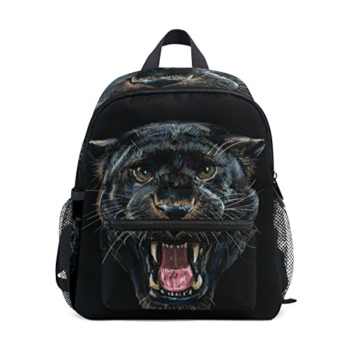 Roaring Black Panther Rucksack Daypack Schultasche für Kinder Vorschule Jungen Mädchen von Mnsruu
