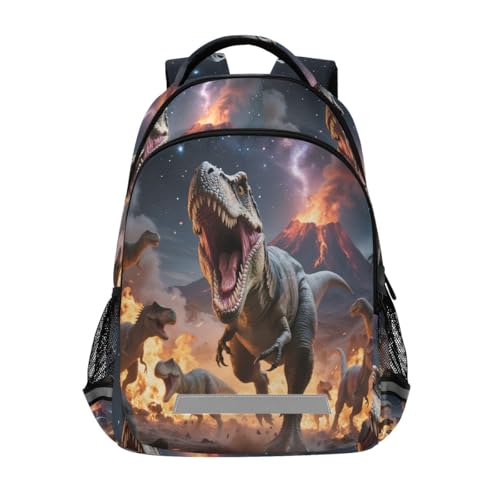 Viele Dinosaurier-Brüllrucksäcke für Kinder, Schultasche, Studenten-Rucksack, Büchertasche für Jungen und Mädchen, lässige Tasche, Viele Dinosaurier brüllen, Einheitsgröße von Mnsruu
