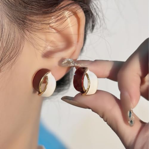 Mnyixsi Modische, 14 Karat vergoldete minimalistische Ohrstecker für Frauen, Creaitve-Design, Renaissance-Schmuck, Geschenk, trendige, moderne metallische Bogen-Ohrringe, Raumgefühl-Geometrie Mnyixsi Modische, 14 Karat vergoldete minimalistische Ohrstecker für Frauen, Creaitve-Design, Renaissance-Schmuck, Geschenk, trendige, moderne metallische Bogen-Ohrringe, Raumgefühl-Geometrie von Mnyixsi