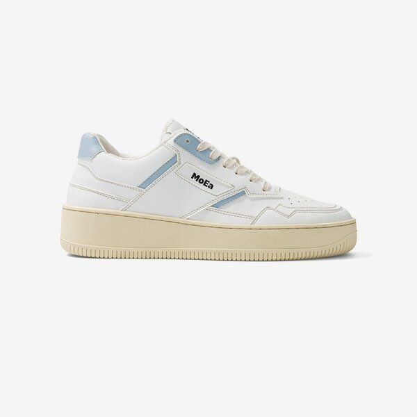 MoEa Sneakers GEN1 - PET Retro White & Blue von MoEa