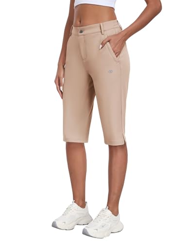 MoFiz Damen Outdoor Cargoshorts mit Taschen Leichte Sport Trekking Shorts Sommer Wandern Bermuda Shorts Khaki EU 2XL MoFiz Damen Outdoor Cargoshorts mit Taschen Leichte Sport Trekking Shorts Sommer Wandern Bermuda Shorts Khaki EU 2XL von MoFiz