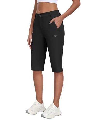MoFiz Damen Outdoor Cargoshorts mit Taschen Leichte Sport Trekking Shorts Sommer Wandern Bermuda Shorts Schwarz EU 2XL MoFiz Damen Outdoor Cargoshorts mit Taschen Leichte Sport Trekking Shorts Sommer Wandern Bermuda Shorts Schwarz EU 2XL von MoFiz