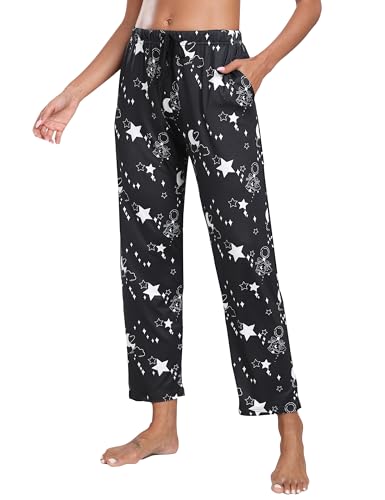 MoFiz Damen Pyjamahose Weich Schlafanzughose Kariert Freizeithose Nachtwäsche mit Taschen PA L MoFiz Damen Pyjamahose Weich Schlafanzughose Kariert Freizeithose Nachtwäsche mit Taschen PA L von MoFiz