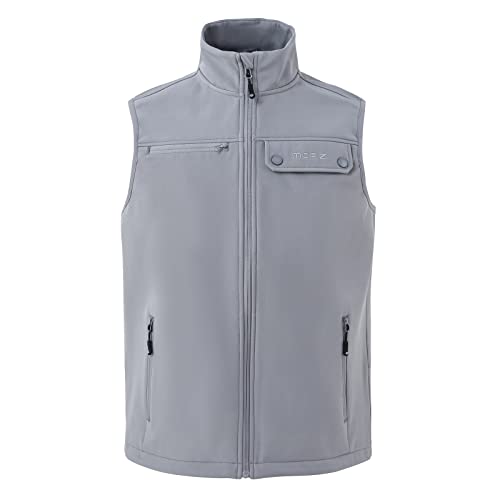 MoFiz Freizeitweste Herren Fahrradweste Outdoor Leichte ärmellose jacke Winddichte Arbeitsweste mit Reißverschluss von MoFiz