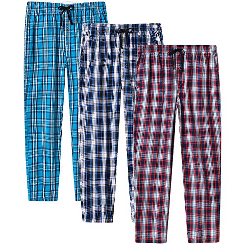 MoFiz Herren Lange Pyjamahose Weich Schlafanzughose Baumwolle Freizeithose Loungewear 3 Pack M MoFiz Herren Lange Pyjamahose Weich Schlafanzughose Baumwolle Freizeithose Loungewear 3 Pack M von MoFiz