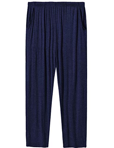 MoFiz Herren Modal PJ Bottom Jersey Knit Pyjamahose/Loungehose/Nachtwäsche Hose, navy, Small von MoFiz