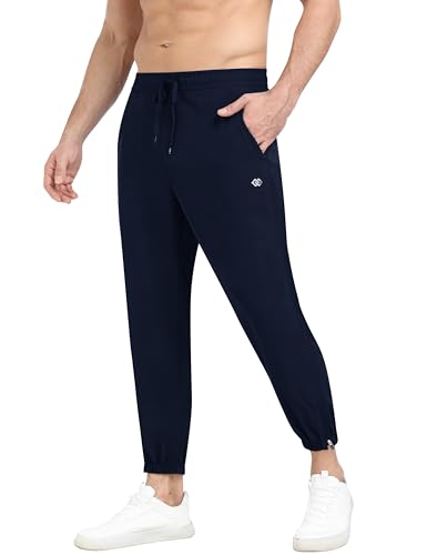 MoFiz Jogginghose Herren Sporthose Leicht Outdoor Wanderhose Schnelltrocknende Atmungsaktiv Freizeithose mit Reißverschluss Marineblau EU M von MoFiz