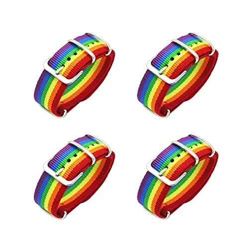 Mount Kumgang 4 Stück Lesben Regenbogen Armband, Gewebtes Armband, Stolz Armbänder für Männer, Frau, Paar - Gay Pride Geschenke, Schmuck Mount Kumgang 4 Stück Lesben Regenbogen Armband, Gewebtes Armband, Stolz Armbänder für Männer, Frau, Paar - Gay Pride Geschenke, Schmuck von Mount Kumgang