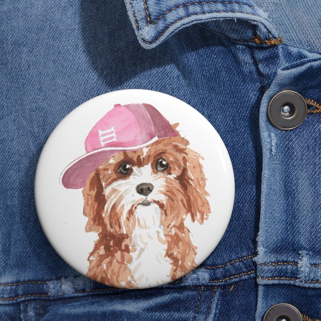 Cavapoo - Anstecknadel | Art To Wear Button 3 Größen Hundeabzeichen Manifest Zum Tragen Cavoodle Knopf Für Hundeliebhaber von MoNimoPrints