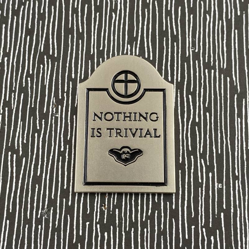 Nichts Ist Trifunktional Emaille Pin - Eric Draven Zitat, The Crow, Halloween, Dankbarkeit, Freundschaft von MoPins