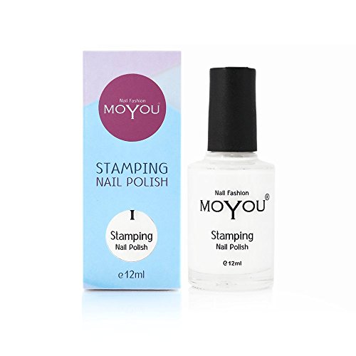MoYou Nails Original White Colour Stamping Nail Polish Used to Create Beautiful Nail Art Designs von MoYou