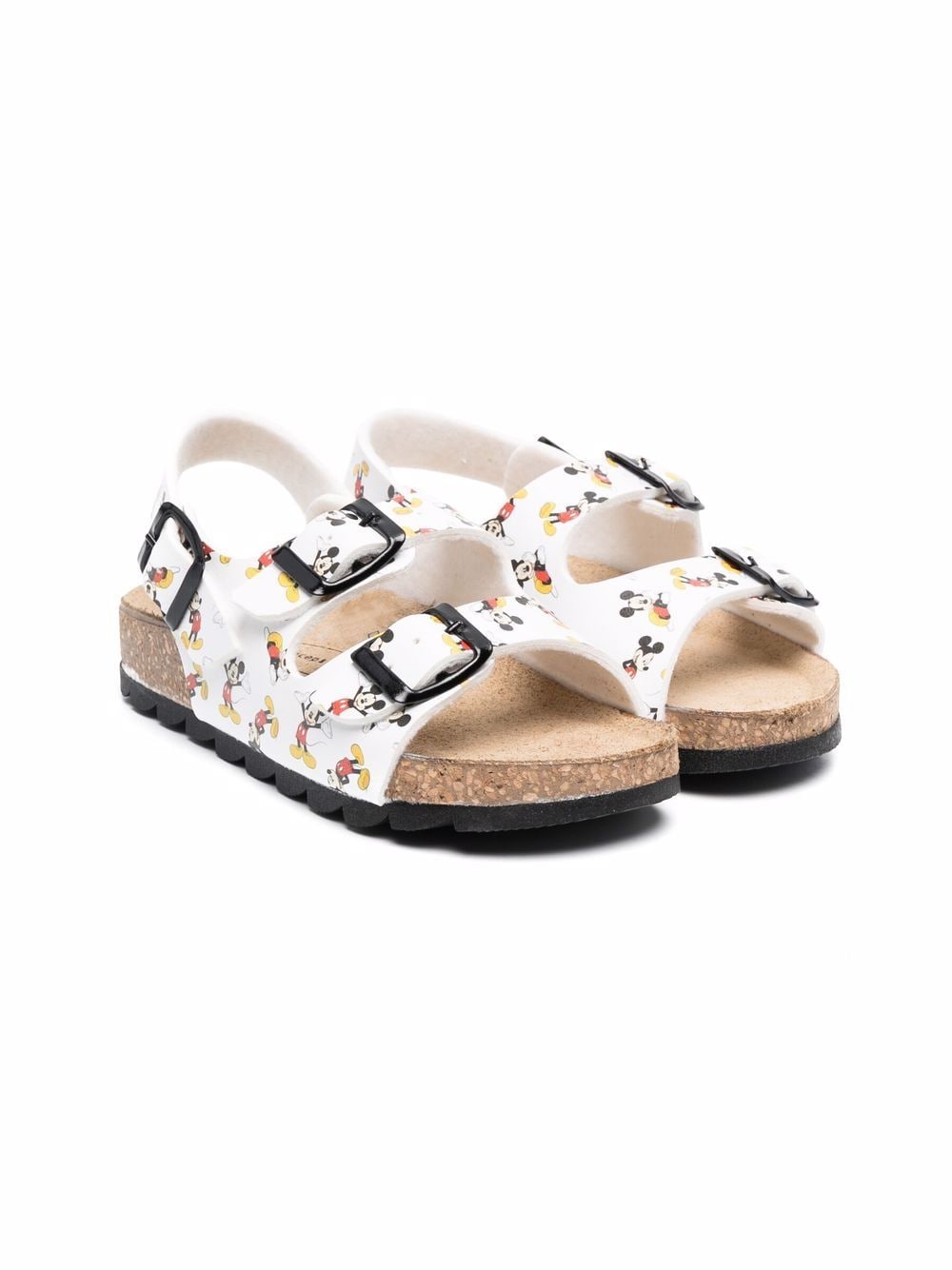 Moa Kids Sandalen mit Micky-Maus-Print - Weiß von Moa Kids