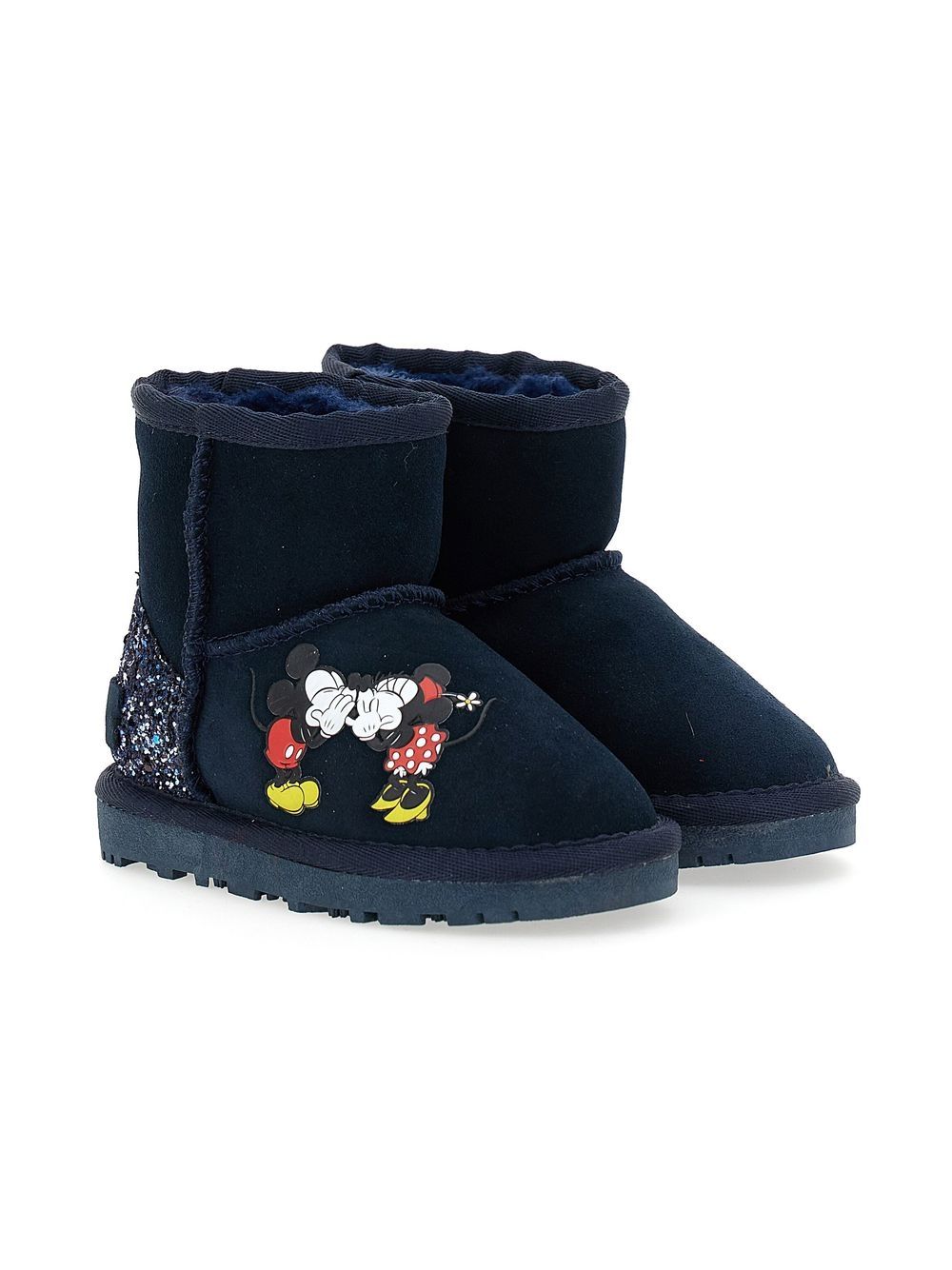 Moa Kids x Disney Mickey + Minnie Stiefeletten - Blau von Moa Kids