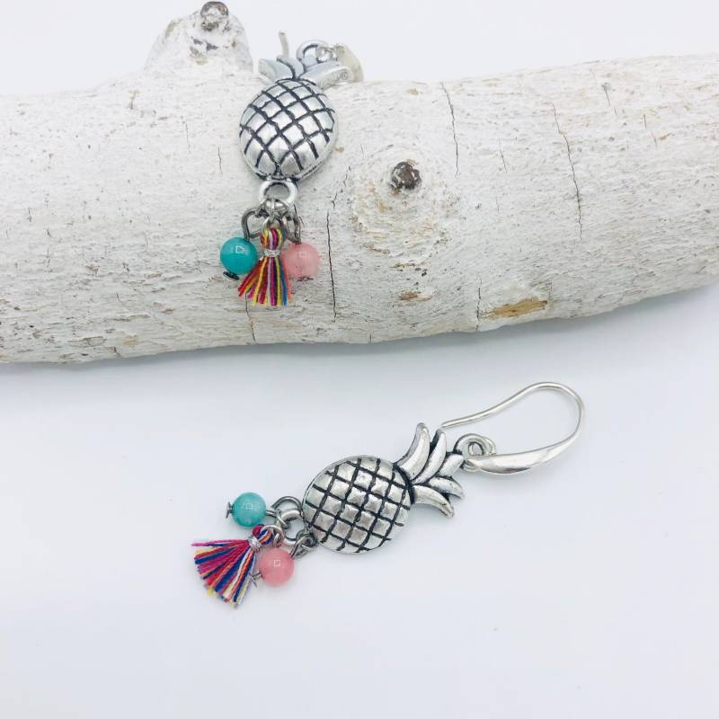 Ohrhänger Ohrringe Ananas Quaste Ohrhänger Ohrringe Ananas Quaste von MoandaSchmuck