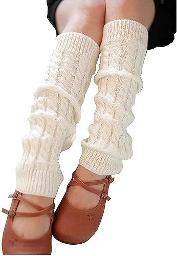 Mobanna Thermo-Beinstulpen für den Winter, lange Socken, Stiefelbündchen, Topper für Damen, Mädchen von Mobanna