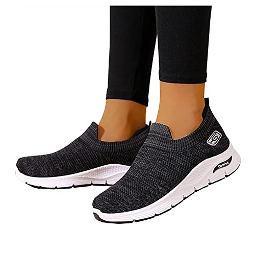 Orthoback Schuhe Damen Mesh Hallux Valgus Turnschuhe Shoes Atmungsaktiv Slip On Schuhe Sneaker Orthopädische Frauen Mädchen Barfußschuhe Damenschuhe von Mobanna