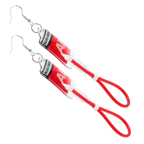 1 Paar Simulierte Ohrringe Lustige Übereinstimmung Mit Blutplasmabeutel Ohrringe Gruseliger Anhänger Kleine Mädchen Neuheit Halloween Schmuck Süßes Schrulliges 1 Paar Simulierte Ohrringe Lustige Übereinstimmung Mit Blutplasmabeutel Ohrringe Gruseliger Anhänger Kleine Mädchen Neuheit Halloween Schmuck Süßes Schrulliges von Mobestech